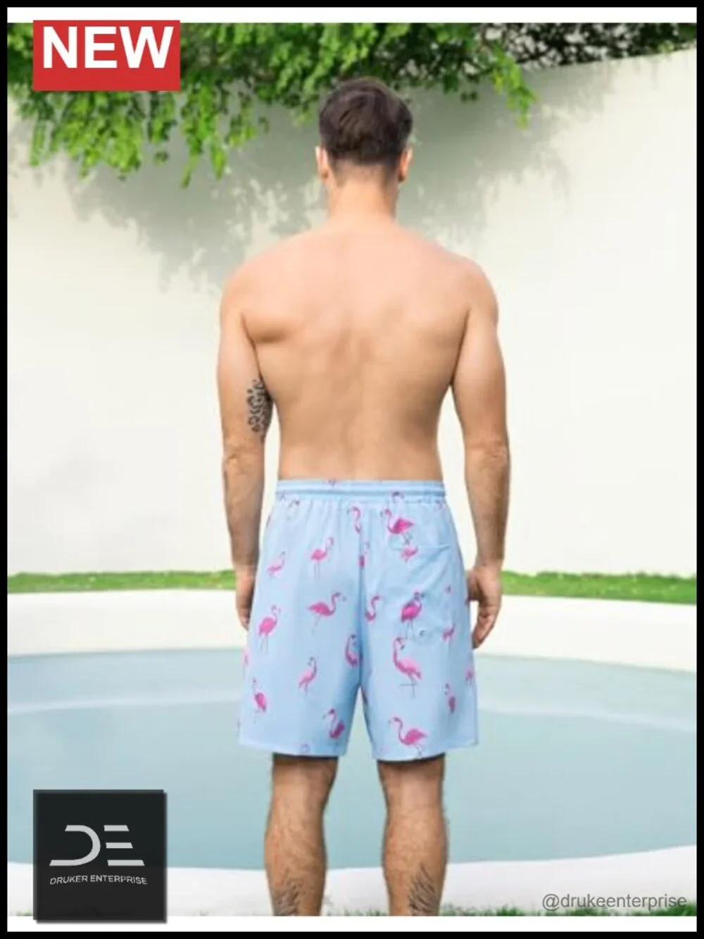 Mens Swim Trunks 7 Inch with Compression Liner Quick Dry 2 in 1 Beach Board